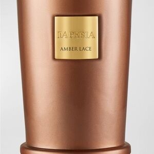 La Perla Amber Lace Scented Candle made in Italy